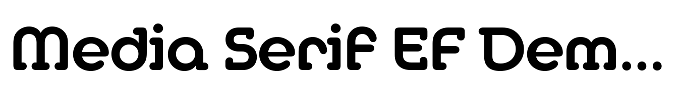 Media Serif EF DemiBold